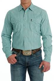 Men's Modern Fit L/S Western Shirt - MTW1303074