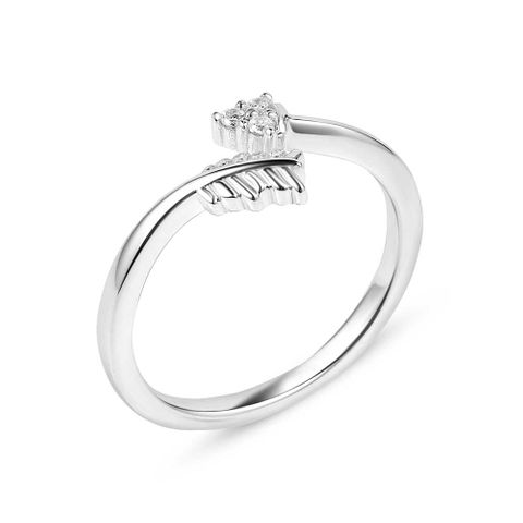 Decisive Arrow Crystal Wrap Ring - RG5811