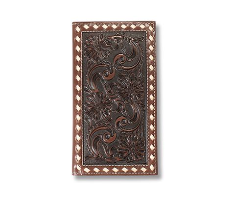 Men's Floral Embossed Rodeo Wallet - A3558002