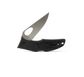 Black 3.5" Plain Blde Pocket Knife - A0012701L