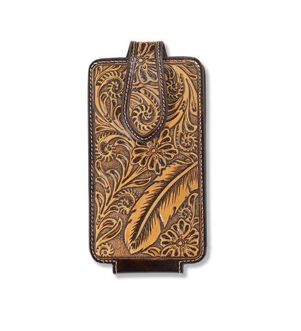 Floral Feather Embossed Cell Case - A0603802