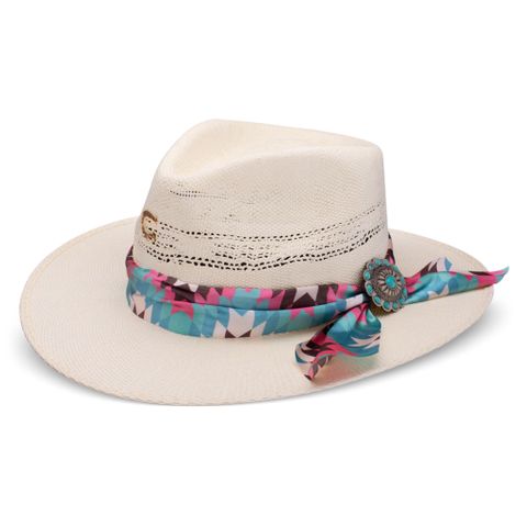 Hissy Fit Straw Cowboy Hat - CSHISS-343081
