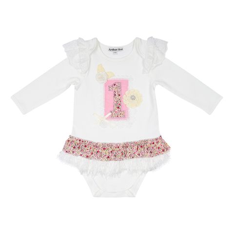 Girl's 1st Birthday L/S Infant Onsie - RPS351033