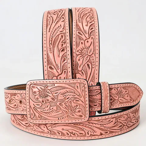 Women's Tooled Belt - ADBLF234