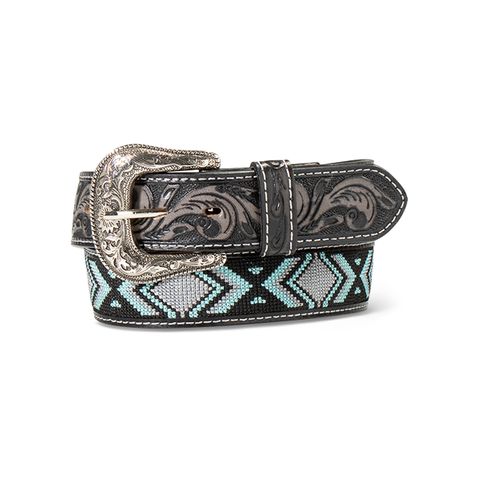 Men's Embroidered Inlay Belt - A1041388