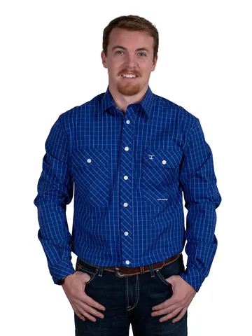 Men's Austin L/S Print Workshirt - MWLS2431