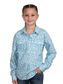 Girl's Harper Half Button L/S Shirt - GWLS2462