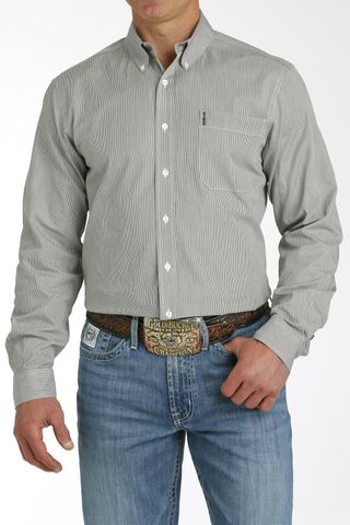 Men's Modern Fit L/S Western Shirt - MTW1347102