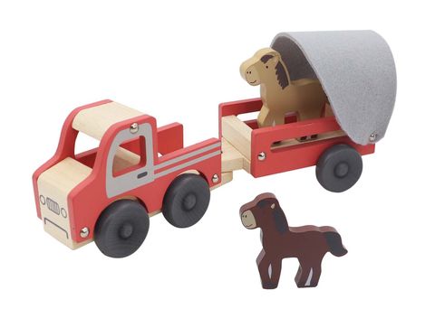 Wooden Truck with Horse Float - NG23681