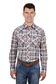 Men's Tom Logo L/S Western Shirt - X4S1111153