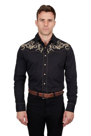 Men's Adam Embroidered L/S Western Shirt - X4S1113162