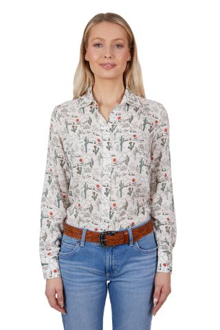 Women's Sadie L/S Western Shirt - X4S2126127