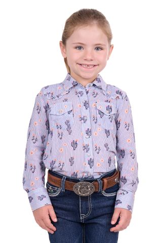 Girl's Mavis L/S Western Shirt - P4S5127992