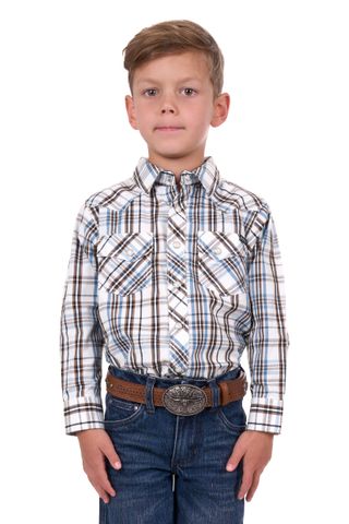 Boy's Evan L/S Western Shirt - P4S3100952