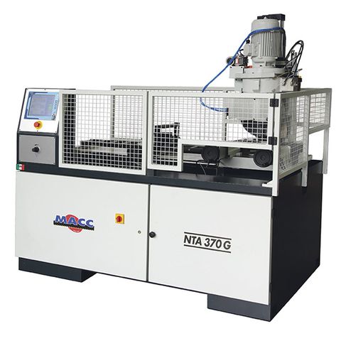MACC 370MM VERTICAL COLDSAW, WITH TOUCH SCREEN CONTROL PANEL, AUTO MATERIAL FEED, AUTO SWIVEL HEAD
