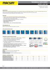 71SL Superload Technical Data Sheet 