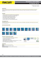 71UB Ultrabond Technical Data Sheet 