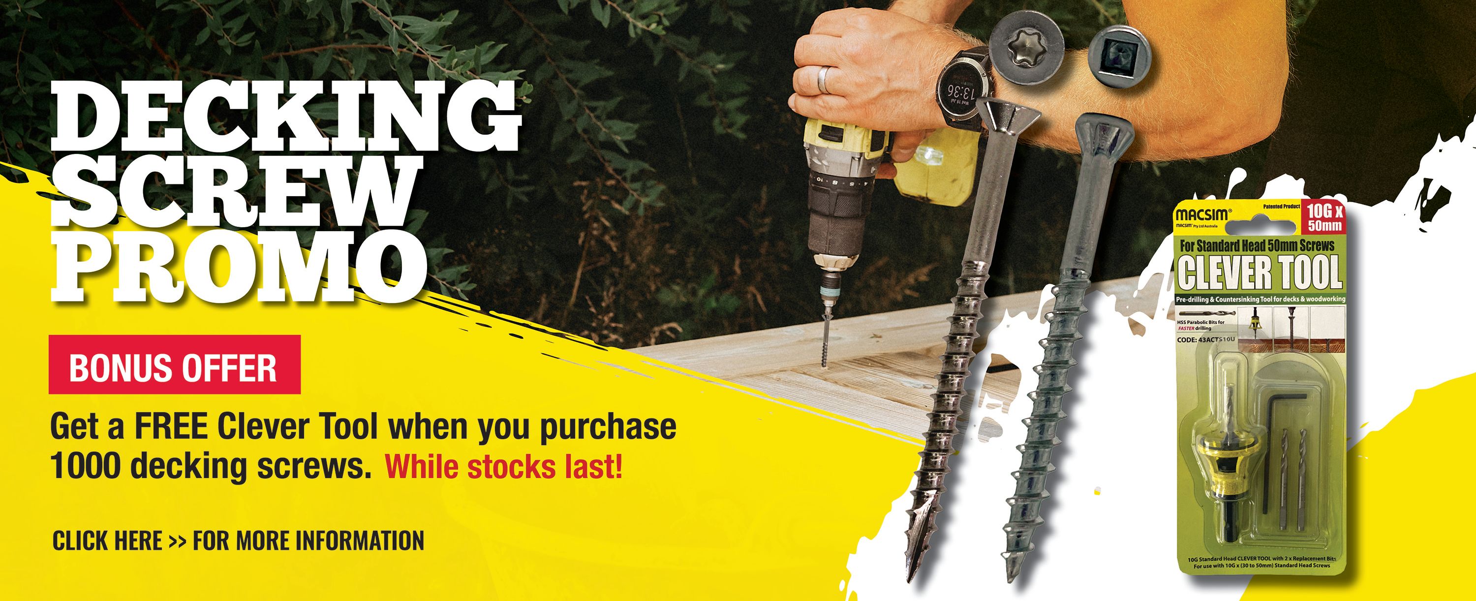 Decking Screw Promo