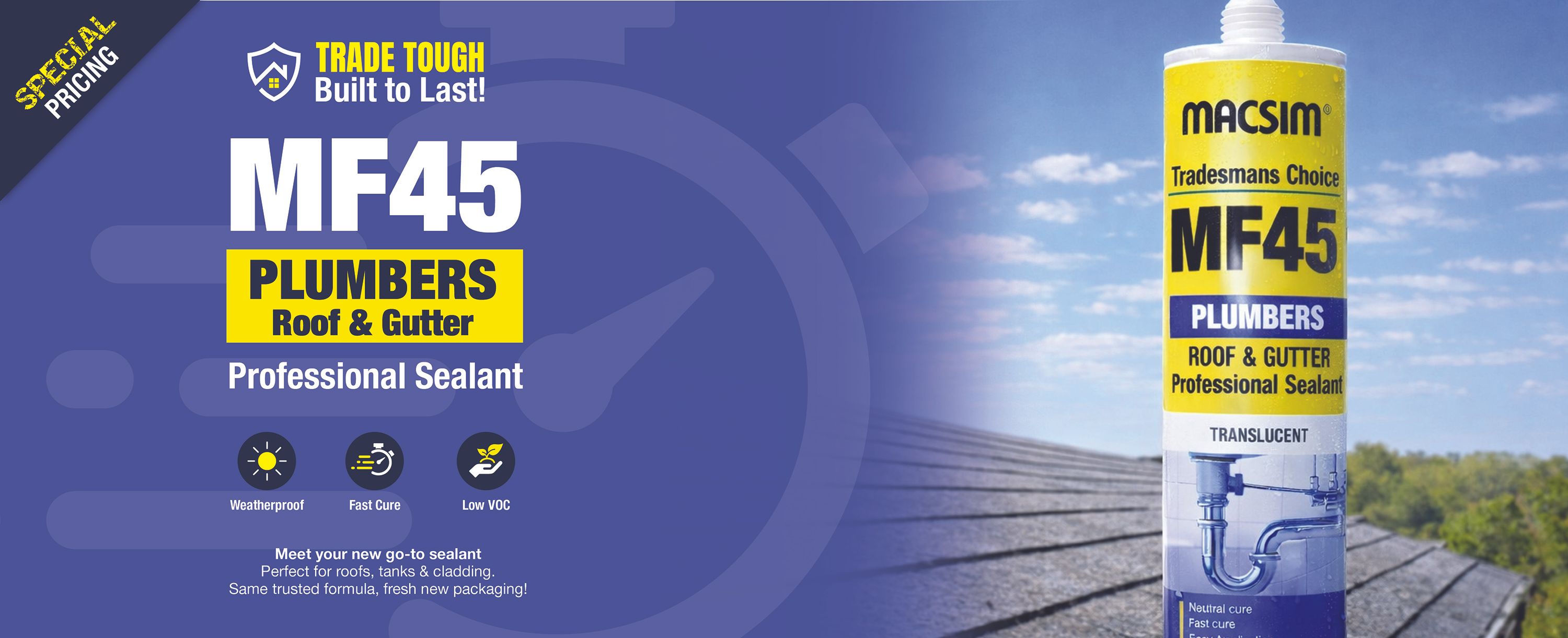 Product Promo: 53TPT Plumbers Roof & Gutter Trans Sealant