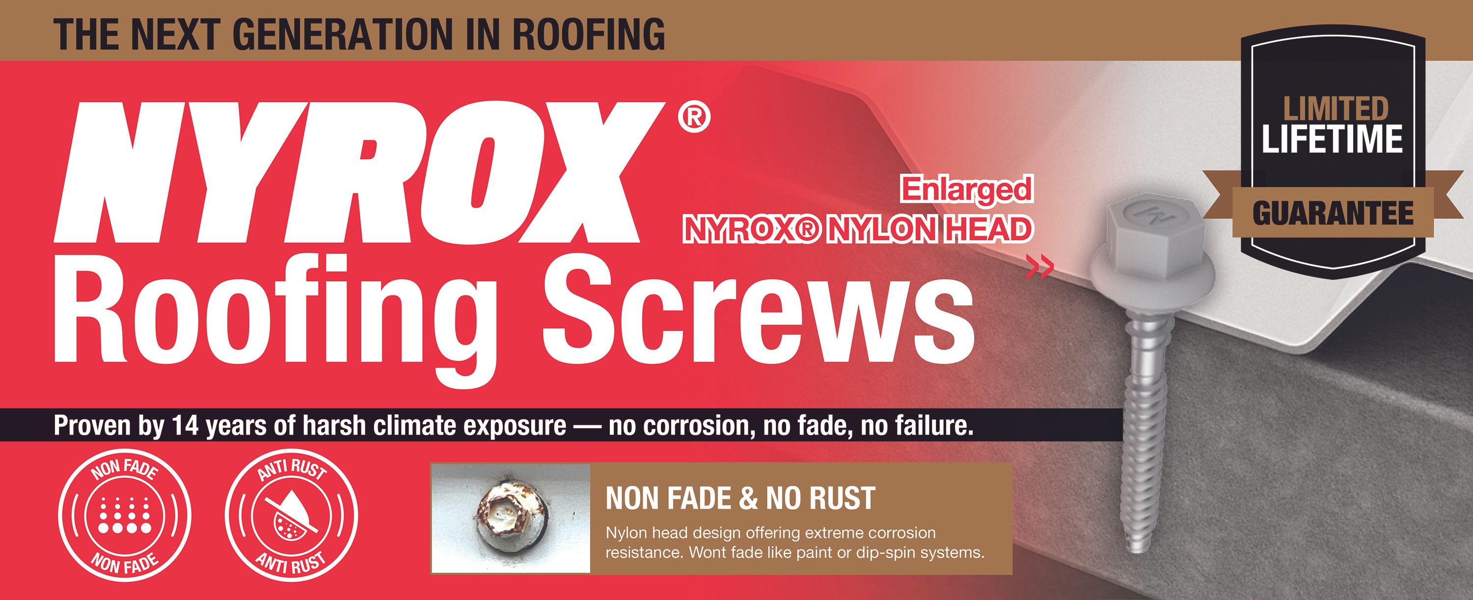 Nyrox Roofing Screws