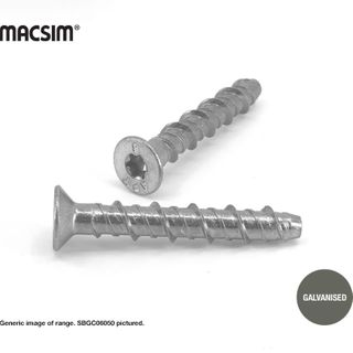 8MM X 75MM GAL CSK SCREWBOLT