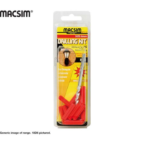 6MM DRILLING KIT-BLISTER PACK