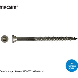 8G X 50MM DECKING SCREW TRIM T17 SS304 1000