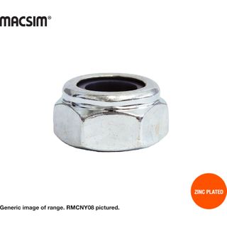 M8 M/C NYLON INSERT S/L NUT