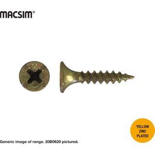 6G X 45MM BUGLE DRYWALL SCREW ZP BOX 1000