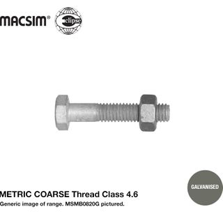 M12 X 45    4.6 COMM. B/N GALV