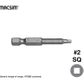 No. 2x50mm SQUARE DRIVER BIT