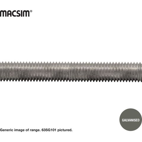 10mm x 1.2M GAL THREADED ROD