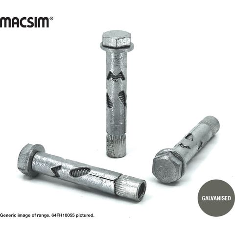 10x55MM GAL FLUSH HD MASONBOLT