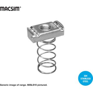 M10 LONG SPRING 304SS STRUTNUT