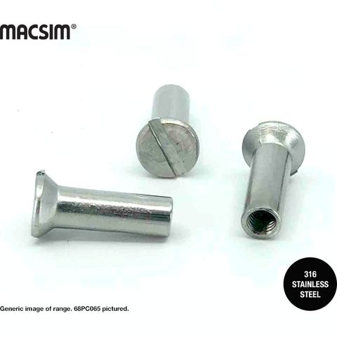 6.5MM CSK POST HEAD SS