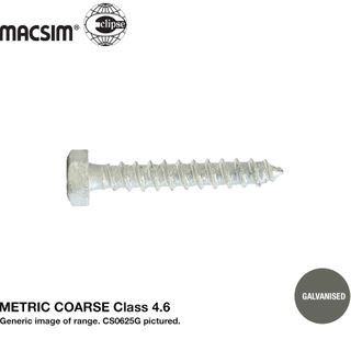 M 6 X 40    COACH SCREW GALV