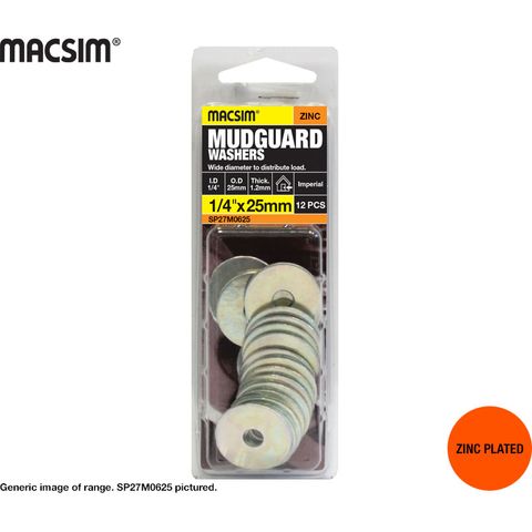 1/4 MUDGUARD WASHERS S/P