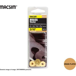 1/4 BRASS WASHER S/P