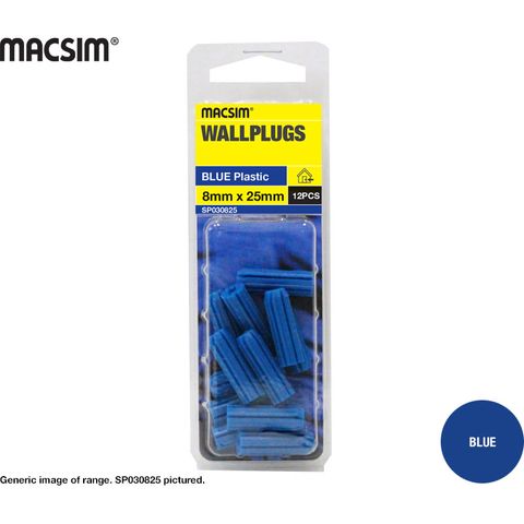 25mm WALLPLUG BLUE SP