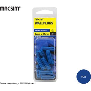 25mm WALLPLUG BLUE SP