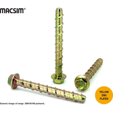 10MMx100MM MACSIM HEXSCREWBOLT YZP