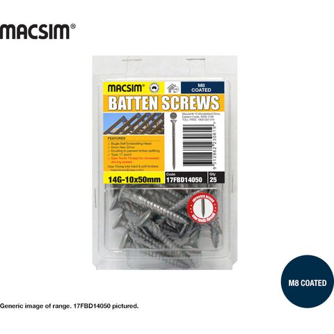 14 x 125 M8 BATTEN SCREW - BP