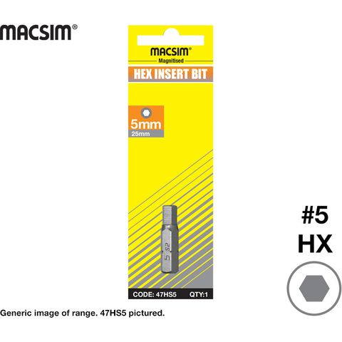 4mm x 25mm HEXINSERT BIT