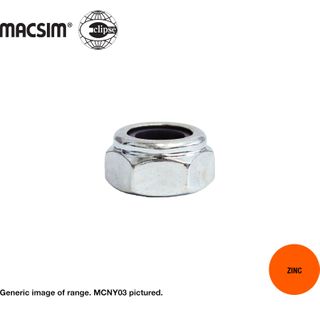 M12 M/C NYLON INSERT S/L NUT