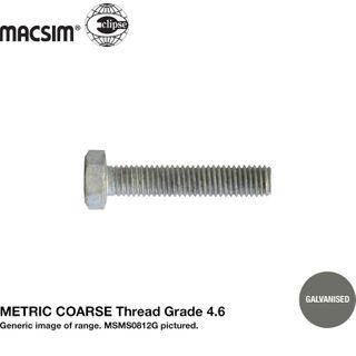 M8 X 30 4.6 COMM. SETSCREW GAL