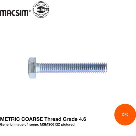 M16 X 50 4.6 COMM. SETSCREW ZN