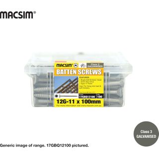 12G X 75MM BATTEN SCREW T17 C3 TUB 100