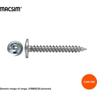 8G X 20MM SQ DR BTN STITCHING SCREW CZ BOX 1000