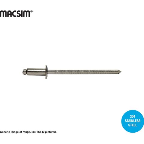 4.8 X 16MM 304 STAINLESS RIVET