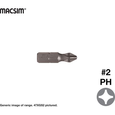 No.2 X 25MM PHIL.GRABBER BITS